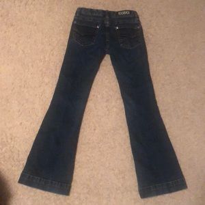 Girls trouser cut jeans